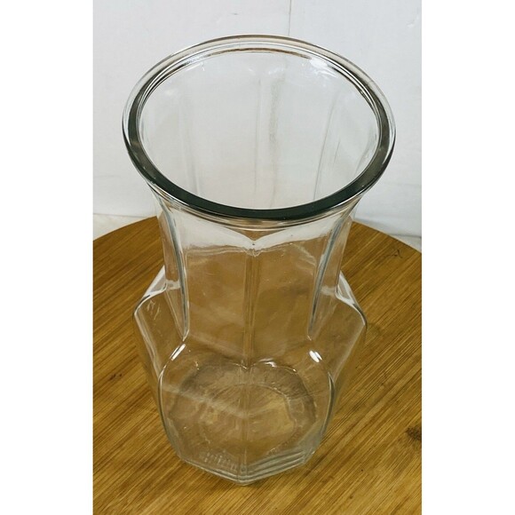 Brody Co Glass Vase C206 Paneled Depression Glass 9.5”tall - Picture 2 of 5